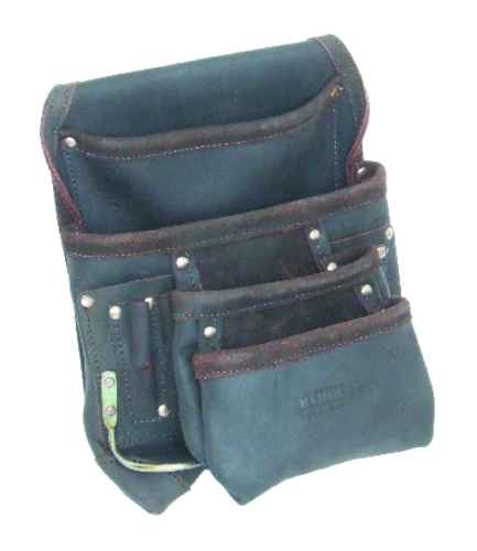 KENNEDY KEN593-3270K 4-POCKET 2-LOOP LARGE TOOL POUCH OIL TAN - Click Image to Close