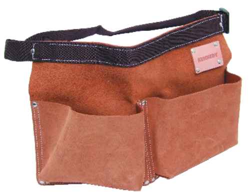 KENNEDY KEN593-3340K SUEDE LEATHER 2-POCKET 1-LOOP NAIL POUCH - Click Image to Close