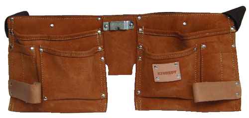 KENNEDY KEN593-3500K 10-POCKET 2-LOOP SMALL TOOL & NAIL POUCH - Click Image to Close