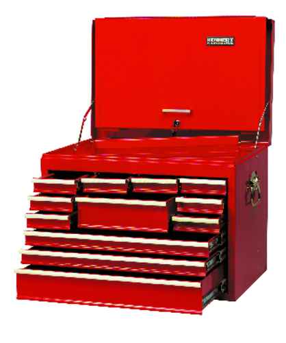 KENNEDY KEN594-5280K RED 12-DRAWER EXTRA DEEP TOOL CHEST - Click Image to Close