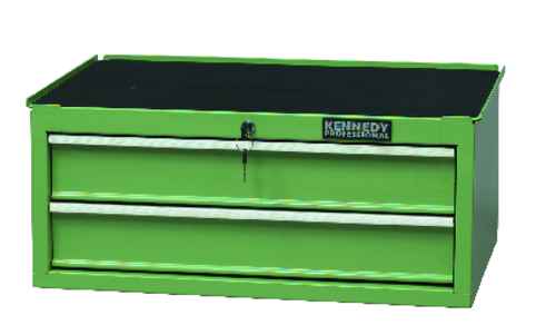 KENNEDY KEN594-5410K GREEN 2-DRAWER PROFESSIONAL STEP-UP UNIT - Click Image to Close