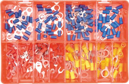TERMINALS RINGS/FORKS RED/BLUE/YELL KIT - Click Image to Close