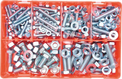 UNC HT SET SCREWS, NUTS,WASHERS BZP KIT - Click Image to Close