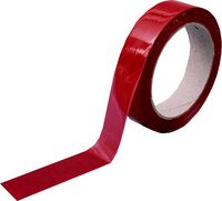 25mmx66M LO-TAC RED TAPE - Click Image to Close