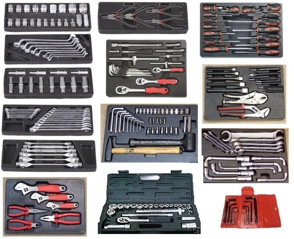 7 Drawers Tool Roller Cabinet with 243pcs Tools Set - TBR-3007-X - Click Image to Close