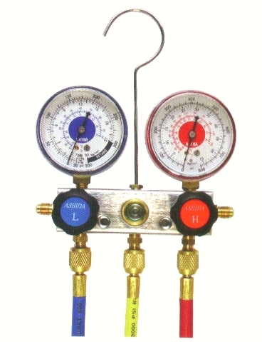 Service Manifold Gauge Set - for Air cond R410a - Click Image to Close