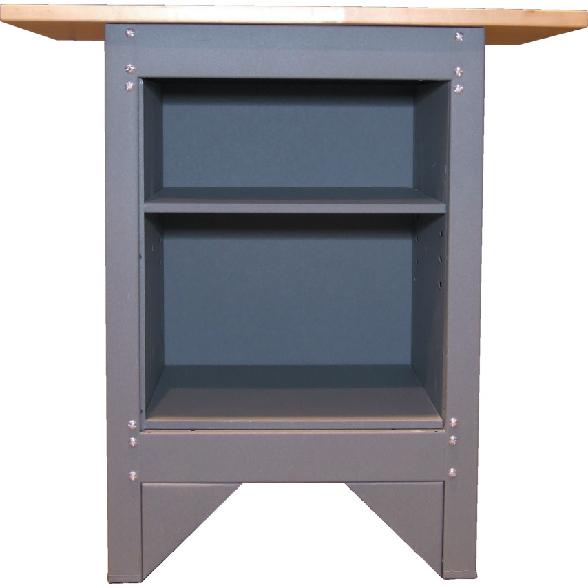 CABINET WITH SHELF & WORKBENCH - Click Image to Close