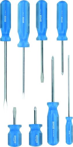 8-PCE FLUTED HANDLE SCREWDRIVER SET - Click Image to Close