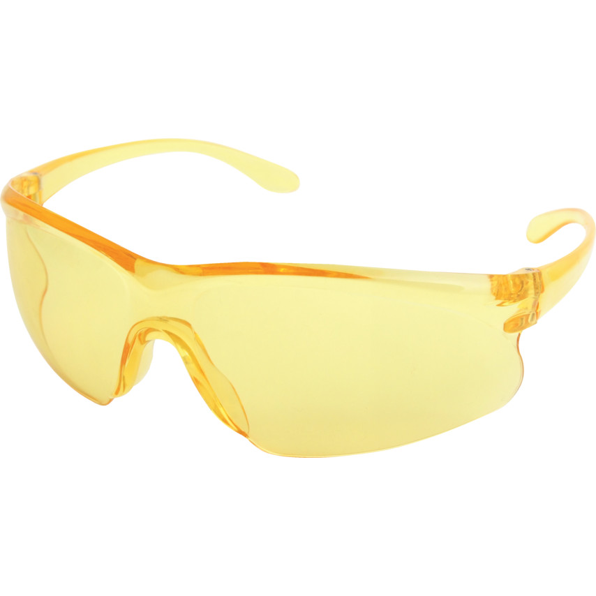 MIR 1-PCE YELLOW POLYCARBONATE SPECTACLES - Click Image to Close