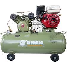 Swan Air Compressor 8Bar 6.5HP 900rpm 225L/min 75kg SVU-202E(B)