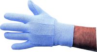 BLUE COTTON JERSEY LINEDK/W GLOVES SIZE 8 - Click Image to Close