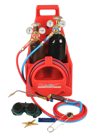 WELDRO K417/128 PORTABLE GAS WELDING SET - Click Image to Close