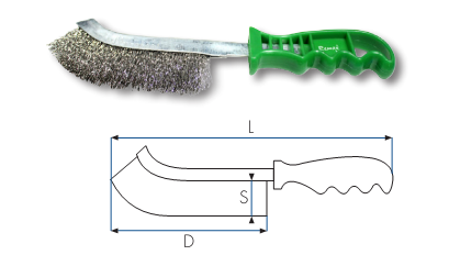 REMAX S/STEEL WIRE SCRATCH BRUSH