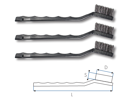 REMAX 3PCS STEEL WIRE MINI BRUSHES