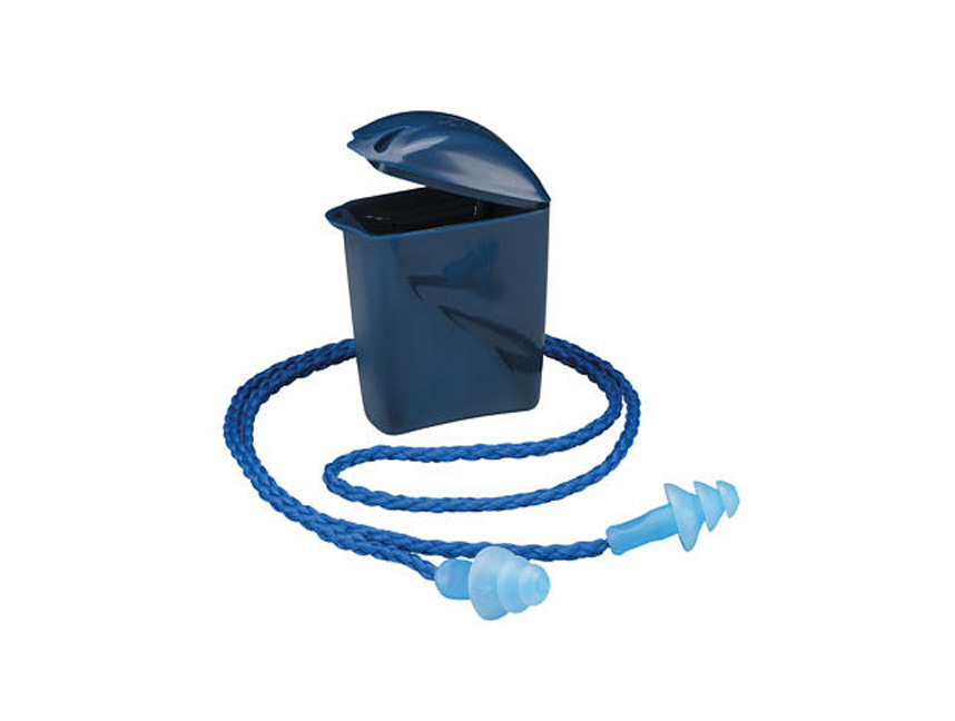 3M 1291 Reusable Earplug with braided rope and Carrying Case
