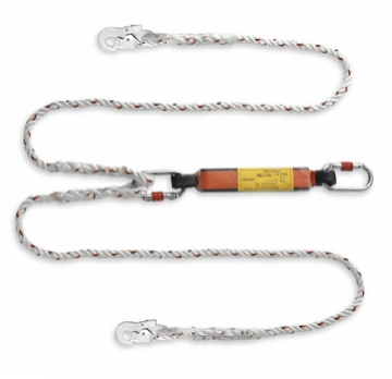 Twin Spring Lanyard with Energy Absorber