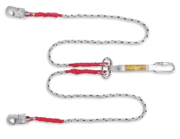 Twin Polyamide Lanyard with Energy Absorber - EV270-SH