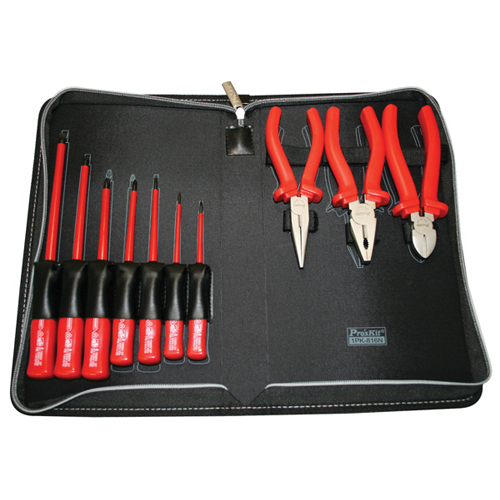 Proskit 1PK-816N 1000V Hi-Insulated Tool Kit