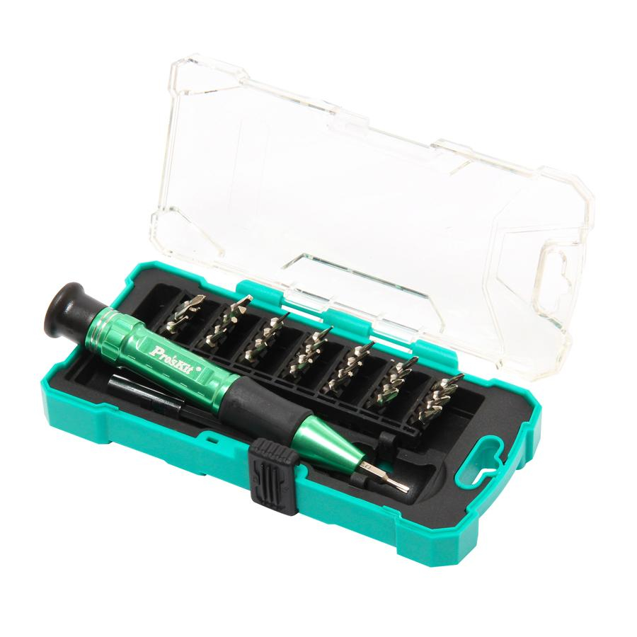 SD-9608 30pcs Aluminum Handle Precision Screwdriver set