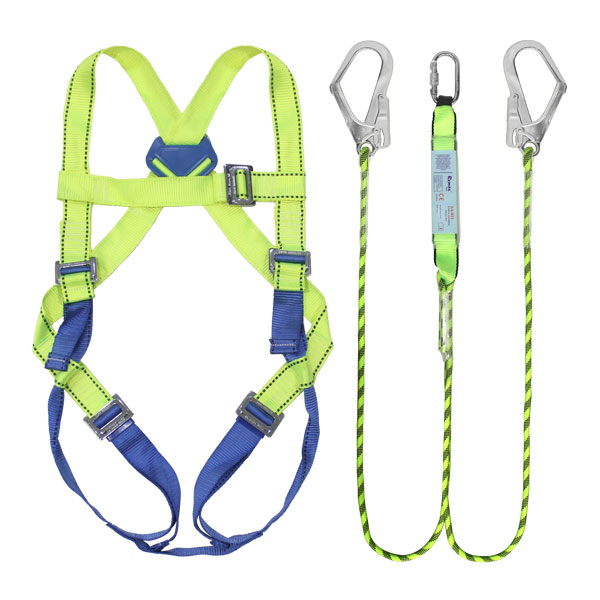 REMAX 91-SH089 FULL BODY SAFETY HARNESS WITH DOUBLE HOOKS LANYAR