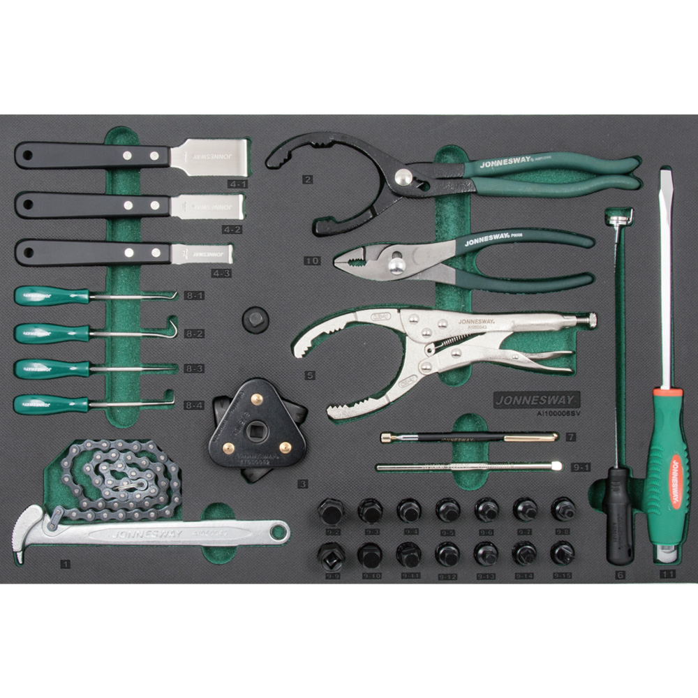 Jonnesway 30PCS ENGINE SERVICE TOOL SET AI100006SV