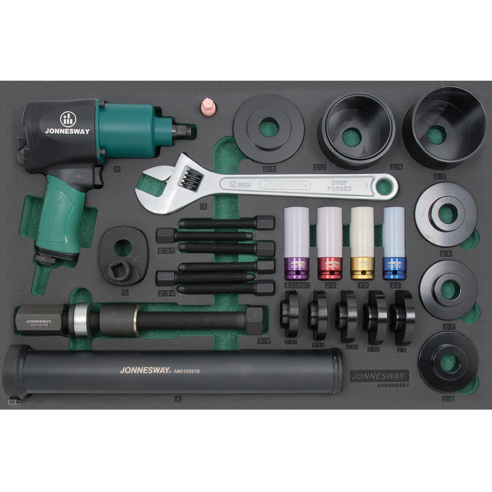 Jonnesway WHEEL ALIGNMENT SERVICE TOOL SET 28PCS AN500002SV