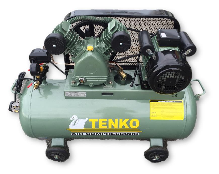 Tenko 2HP 90Litre Belt-Driven Air Compressor