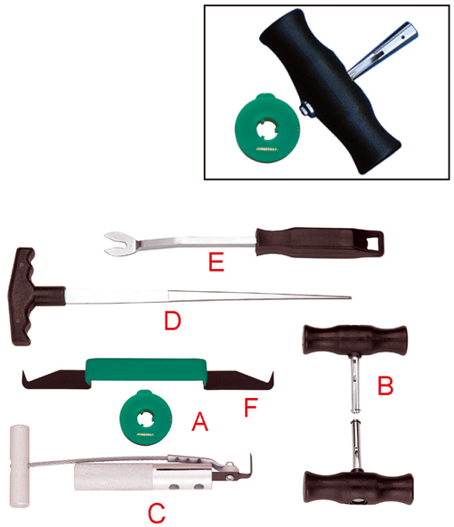 JONNESWAY WINDSHIELD REMOVAL KIT AB010002