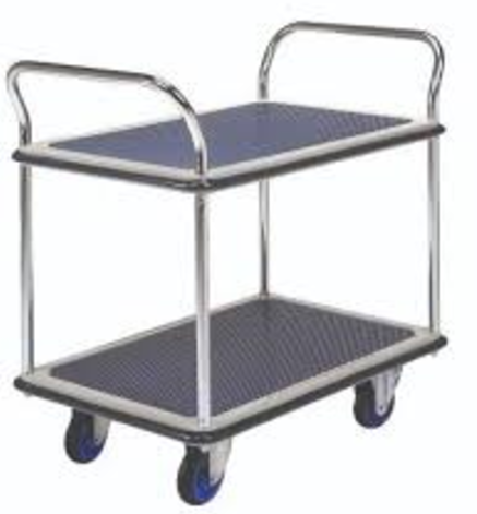 DOUBLE DECKER PLATFORM TROLLEY 150KG