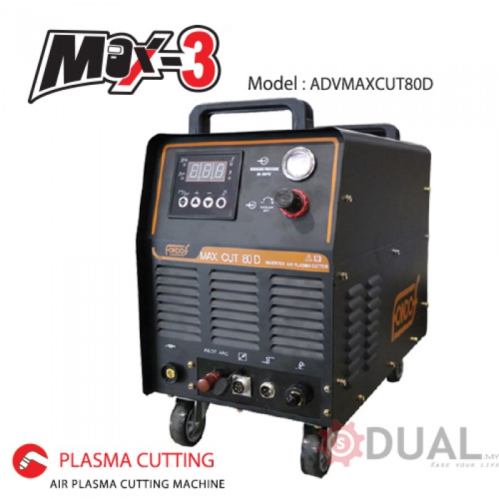 MAX-3 60A PAW PLASMA AIR CUTTING MACHINE ADVMAXCUT80D