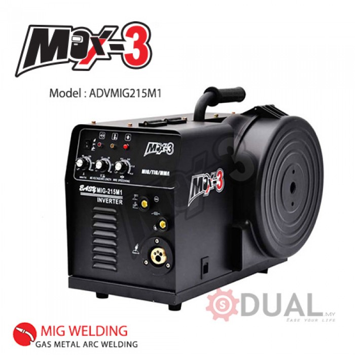 MAX-3 200A MIG INVERTER WELDING MACHINE ADVMIG215M1