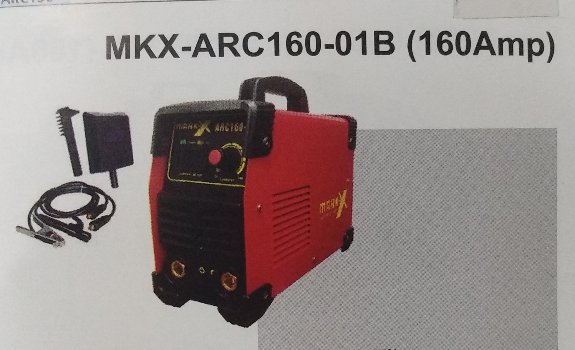 MR.MARK MKX-ARC160-01B ( 160Amp )MMA MACHINE INVERTER