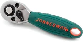 Jonnesway R2903B 3/8" DR.Anti-Slip Grip Stubbt Ratchet Handle