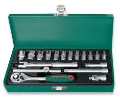 Jonnesway 1/4" DR. SOCKET SET 18 PCS - S04H2118S