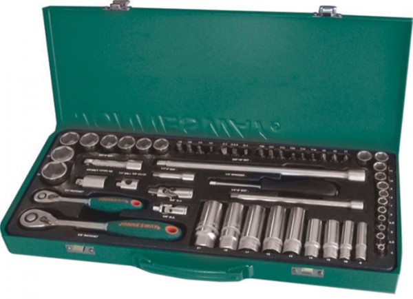 Jonnesway S04H3157S 57pcs 1/4"&3/8" DR.Combination Socket Set