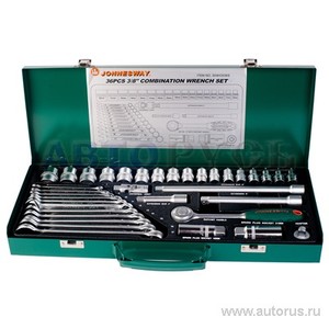 Jonnesway 3/8" DR. COMBINATION TOOL SET 36 PCS S04H3536S