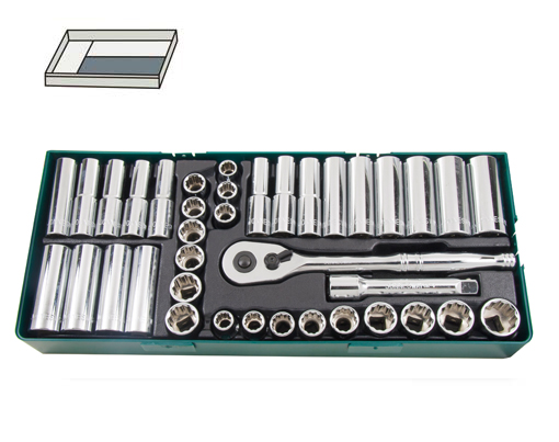 38PCS 1/2"DR. SOCKET SET S05H4238SP