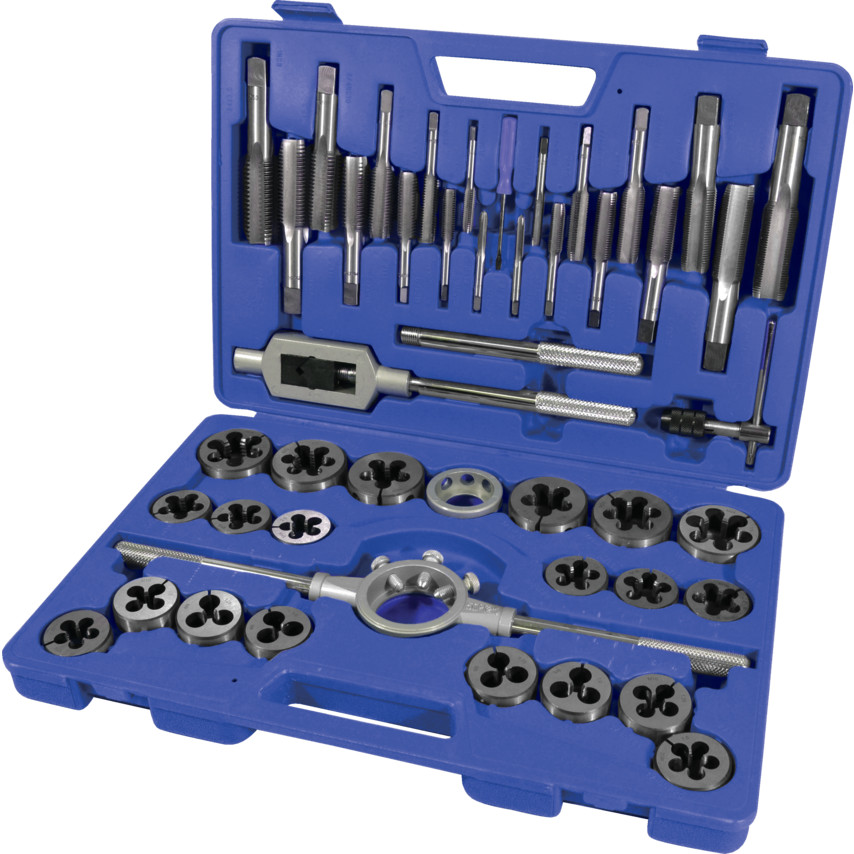 M6-M24 CARBON STEEL THREADING SET IN CASE 45PC SEN0869910K