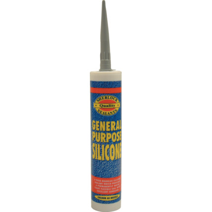 GREY SILICONE SEALANT CARTRIDGE 310ml SHK7163140K