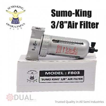 SUMO KING 3/8? PROFESSIONAL AIR FILTER + AUTOMATIC DRAIN
