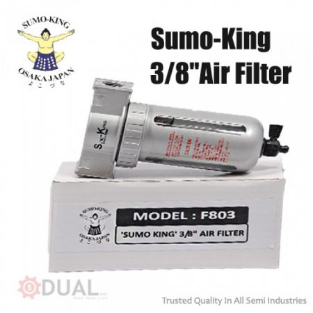 SUMO KING 3/8" PROFESSIONAL AIR FILTER + AUTOMATIC DRAIN