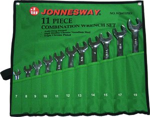 Jonnesway W26411PRS 11 Pcs Combination Wrench Set (MM)