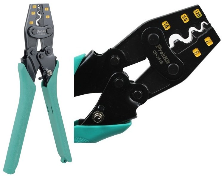 PRO'SKIT CP-251B RATCHET CRIMPING TOOL