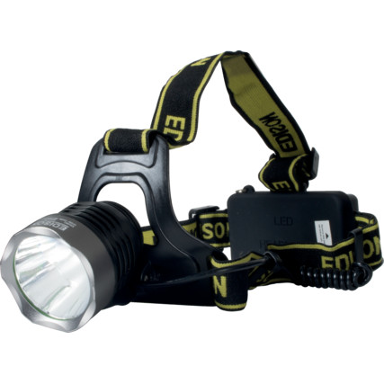 ALUMINIMUM RECHARGEABLE HEAD TORCH EDI9045080K