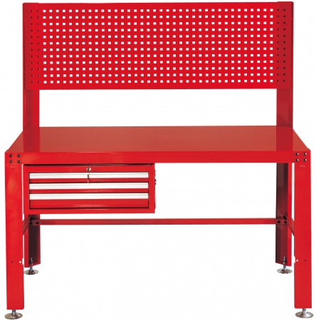 6010 WORKBENCH W. BACKPANEL - Heavy Duty