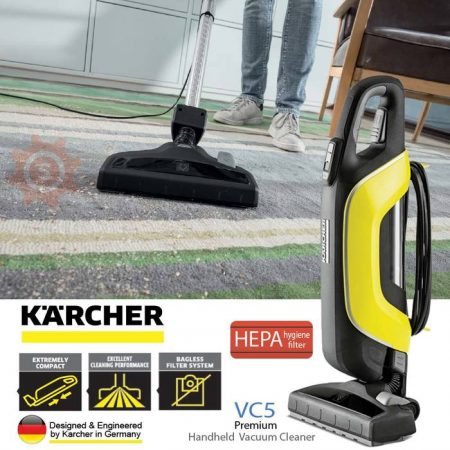 KARCHER VC5 PREMIUM HANDHELD COMPACT VACUUM CLEANER (500W)