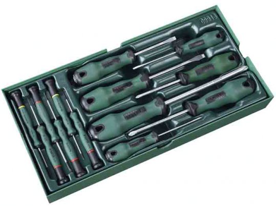 SATA 09913 13pcs Screwdriver Tray Set