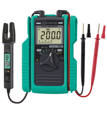 Kyoritsu KE2000A Digital Multimeter with AC/DC Clamp Sensor