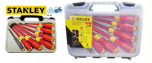 STANLEY 60-175 VDE 1000V Insulated Screwdriver Set