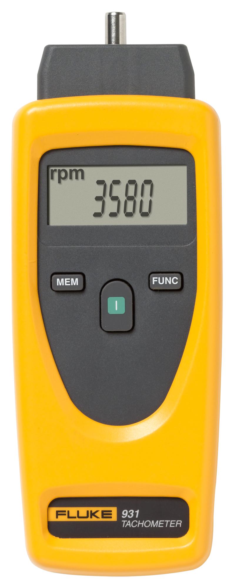 Fluke 931 Contact and Non-Contact Dual-Purpose Tachometers